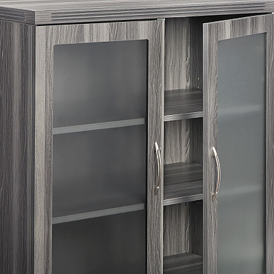 Safco Aberdeen Series Glass Display Cabinet (AGDCLGS)