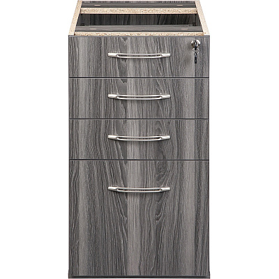 Safco Aberdeen Series Desk Pedestal, Pencil/Box/Box/File (APBBF26LGS)