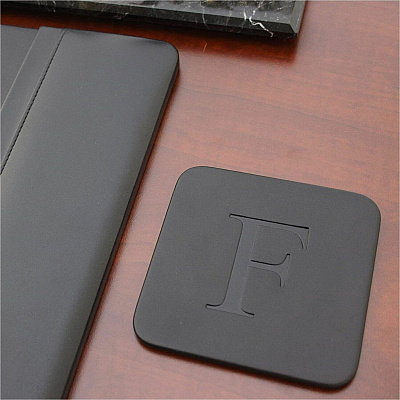 Dacasso Leather Square Coaster Set (A1043)