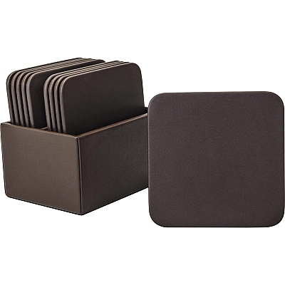 Dacasso Leather Square Coaster Set (A3443)