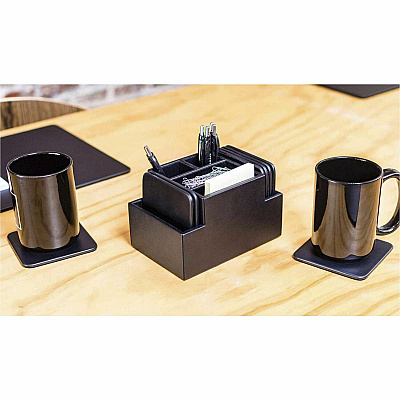 Dacasso Leather Square Coaster Set (A1059)