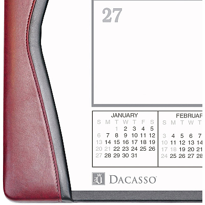 Dacasso Leather Calendar Desk Pad (P7040)