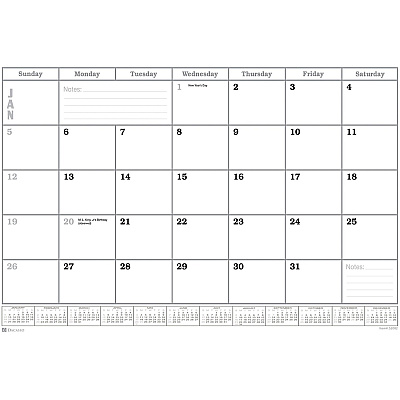 Dacasso Leather Calendar Desk Pad (P3050)