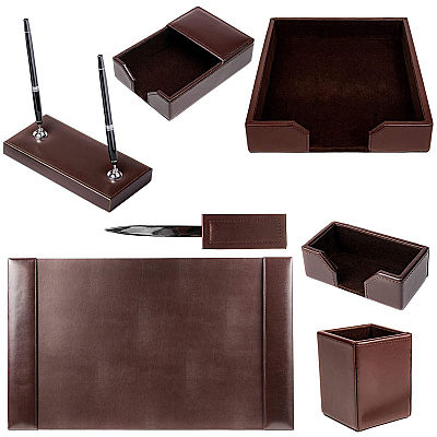 Dacasso Bonded Leather Desk Set (D3608)