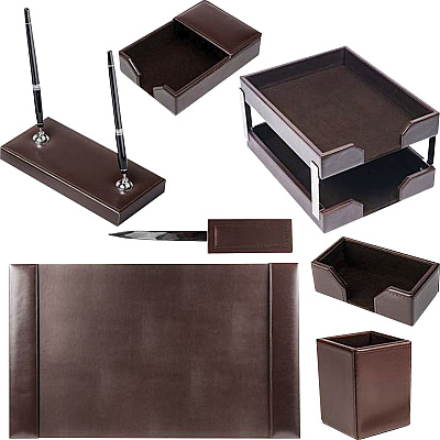 Dacasso Bonded Leather Desk Set (D3609)