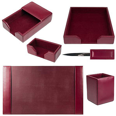 Dacasso Bonded Leather Desk Set (D5201)