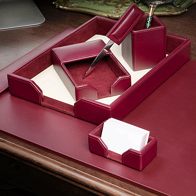 Dacasso Bonded Leather Desk Set (D5201)