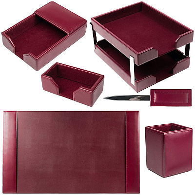 Dacasso Bonded Leather Desk Set (D5203)