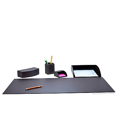Dacasso 5-piece Home/Office Leather Desk Accessory Set (K6402)