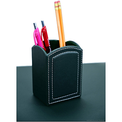 Dacasso 5-piece Home/Office Leather Desk Accessory Set (K7802)