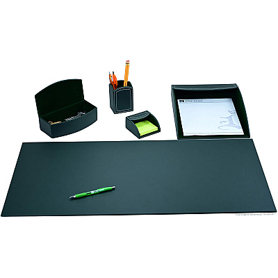 Dacasso 5-piece Home/Office Leather Desk Accessory Set (K7802)