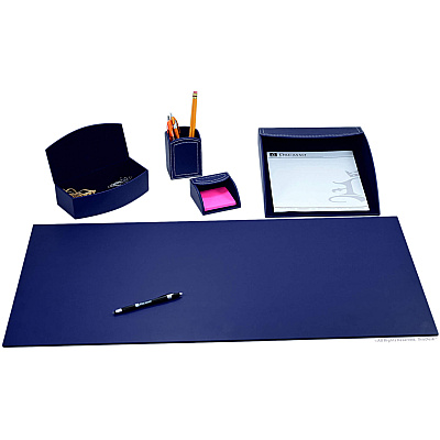 Dacasso 5-piece Home/Office Leather Desk Accessory Set (K7402)