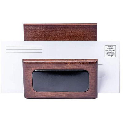 Dacasso Walnut & Leather Desk Set (D8407)