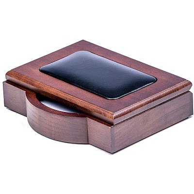 Dacasso Walnut & Leather Desk Set (D8407)