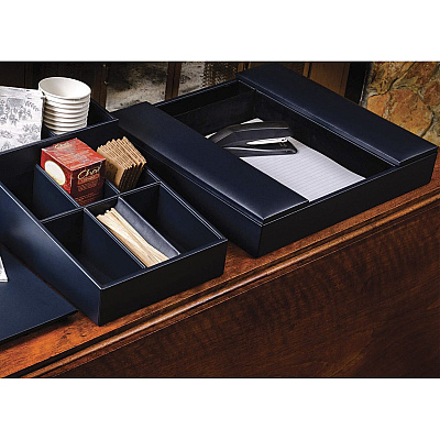 Dacasso Leatherette Enhanced Conference Room Organizer (A4690)