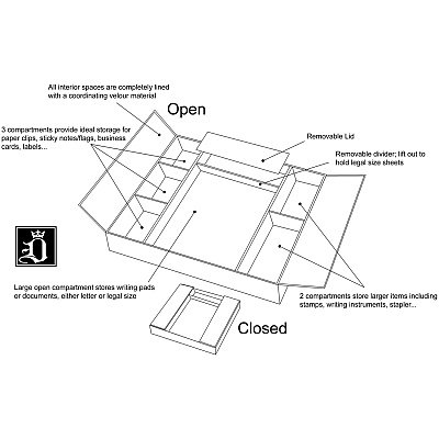 Dacasso Leatherette Enhanced Conference Room Organize (A3390)