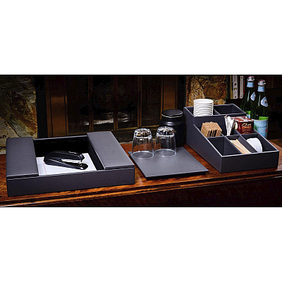 Dacasso Leatherette Enhanced Conference Room Organizer (A4290)