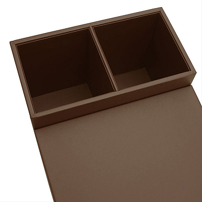 Dacasso Leather Coffee Condiment Organizer (A3428)