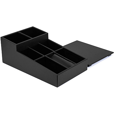 Dacasso Leatherette Coffee Condiment Organizer (A1328)