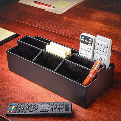 Dacasso Leather Remote Control Organizer (A1095)