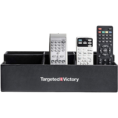 Dacasso Leatherette Remote Control Organizer (A1395)
