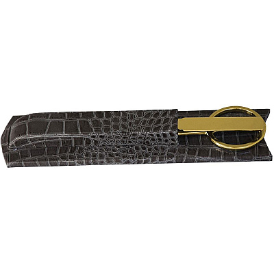 Protacini Castlerock Gray Italian Patent Leather Library Set (A6227)