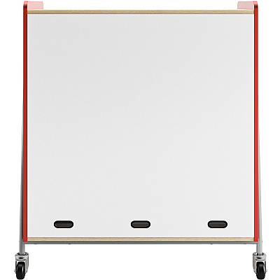 Safco Whiffle Typical Triple Rolling Storage Cart (3930RED)