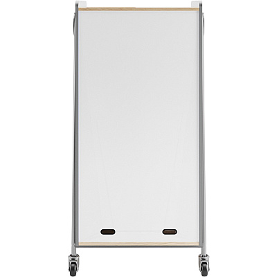 Safco Whiffle Typical Double Rolling Storage Cart (3928GRY)