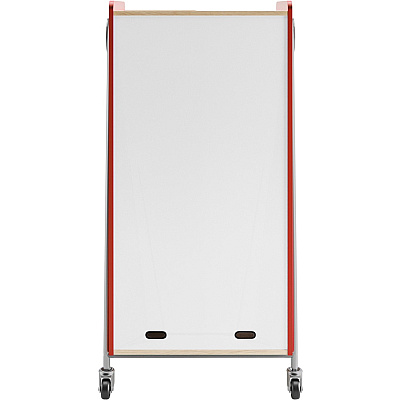 Safco Whiffle Typical Double Rolling Storage Cart (3928RED)