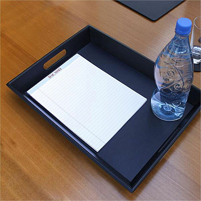 Dacasso Leatherette Serving Tray (A1333)
