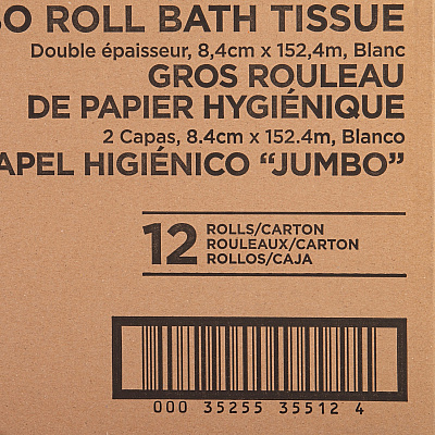 Genuine Joe Jumbo Jr Dispenser Bath Tissue Roll (GJO3550012)