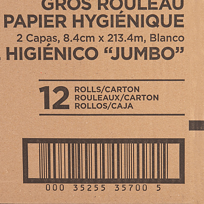Genuine Joe Jumbo Jr Dispenser Bath Tissue Roll (GJO3570012)