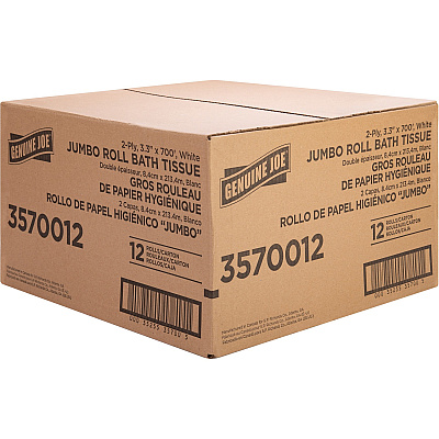 Genuine Joe Jumbo Jr Dispenser Bath Tissue Roll (GJO3570012)
