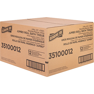 Genuine Joe Jumbo Jr Dispenser Bath Tissue Roll (GJO35100012)