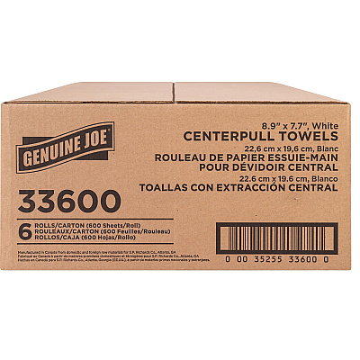 Genuine Joe Centerpull Towel Rolls (GJO33600)