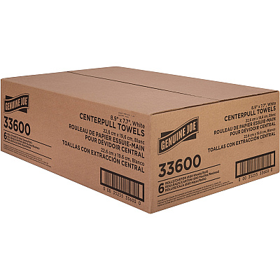 Genuine Joe Centerpull Towel Rolls (GJO33600)