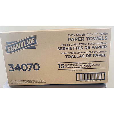Genuine Joe 2-ply Paper Towel Rolls (GJO34070)