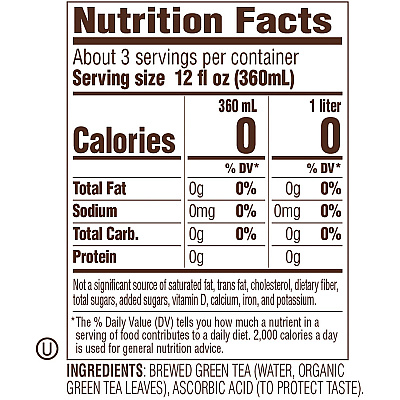 Tejava Origins Organic Hojicha Green Tea Bottle (40167)