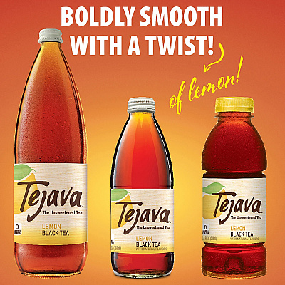 Tejava Lemon Black Tea Bottle (40353)