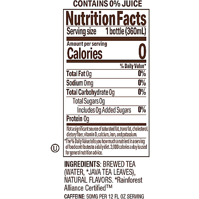Tejava Lemon Black Tea Bottle (40353)