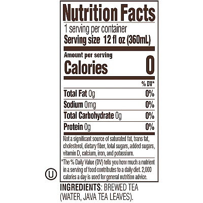 Tejava Original Black Tea Bottle (40051PL)