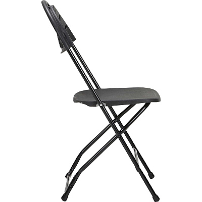 Dorel Zown Premium Fan Back Folding Chair (CSC60542BLK8E)