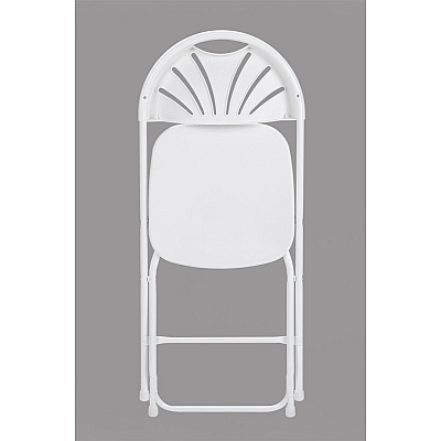 Dorel Zown Premium Fan Back Folding Chair (CSC60542WHT8E)
