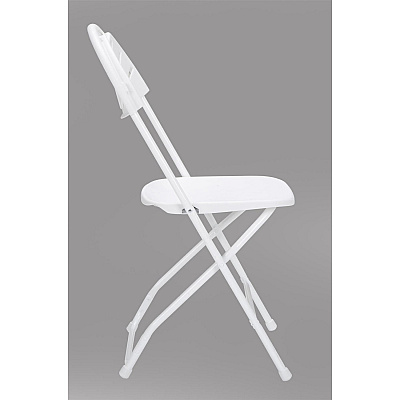 Dorel Zown Premium Fan Back Folding Chair (CSC60542WHT8E)