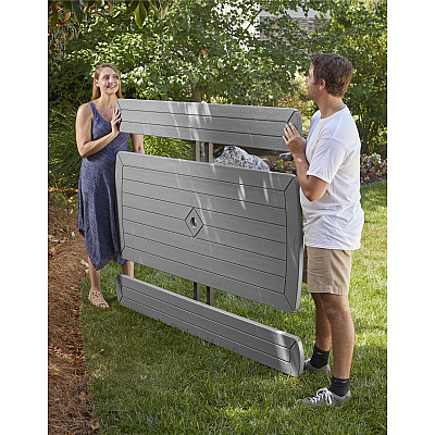 Cosco Folding Picnic Table (CSC87902DGR1E)