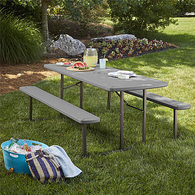 Cosco Folding Picnic Table (CSC87902DGR1E)