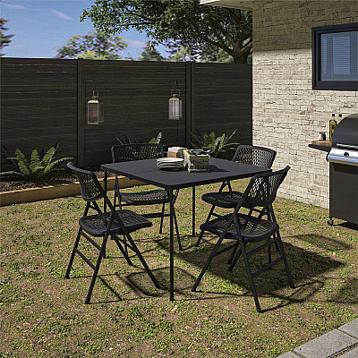 Cosco XL Fold-in-Half Card Table (CSC14036BLK1E)