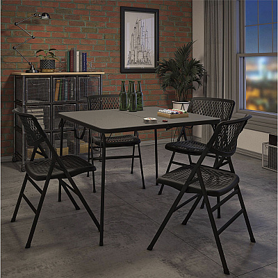 Cosco XL Fold-in-Half Card Table (CSC14036BLK1E)