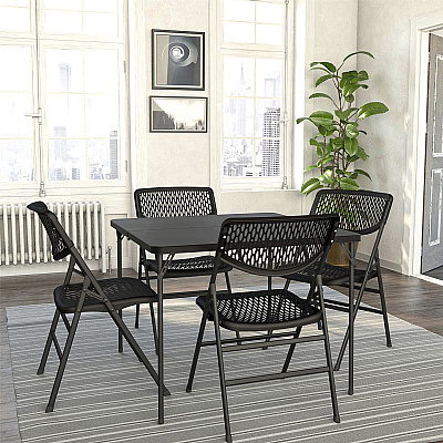 Cosco XL Fold-in-Half Card Table (CSC14036BLK1E)