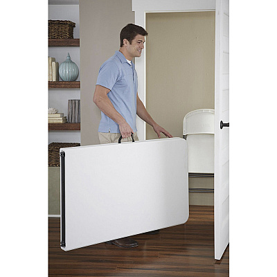 Cosco Fold-in-Half Blow Molded Table (CSC14778WSL1X)